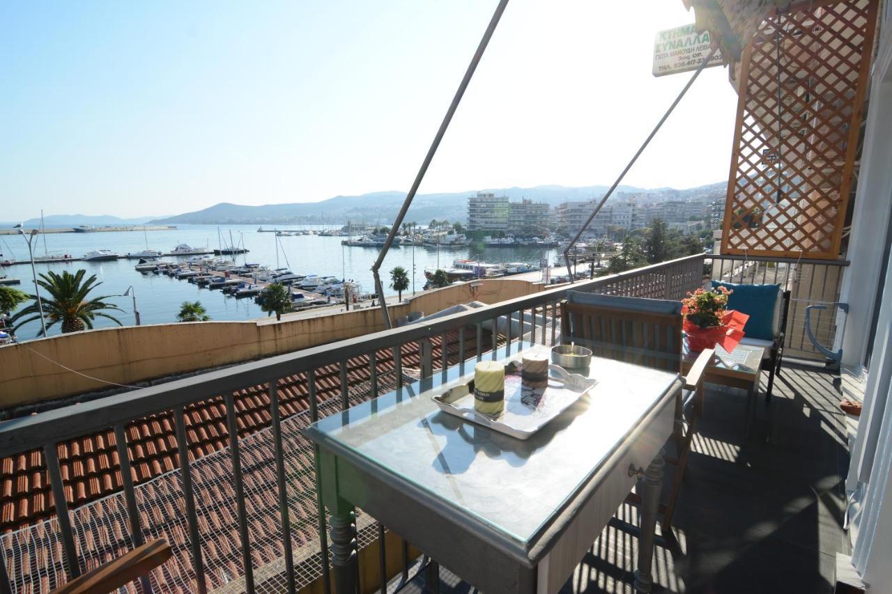 Kavala marina view studio Esterno foto
