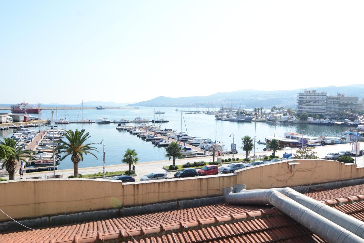 Kavala marina view studio Esterno foto