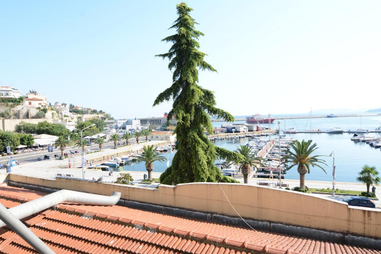 Kavala marina view studio Esterno foto