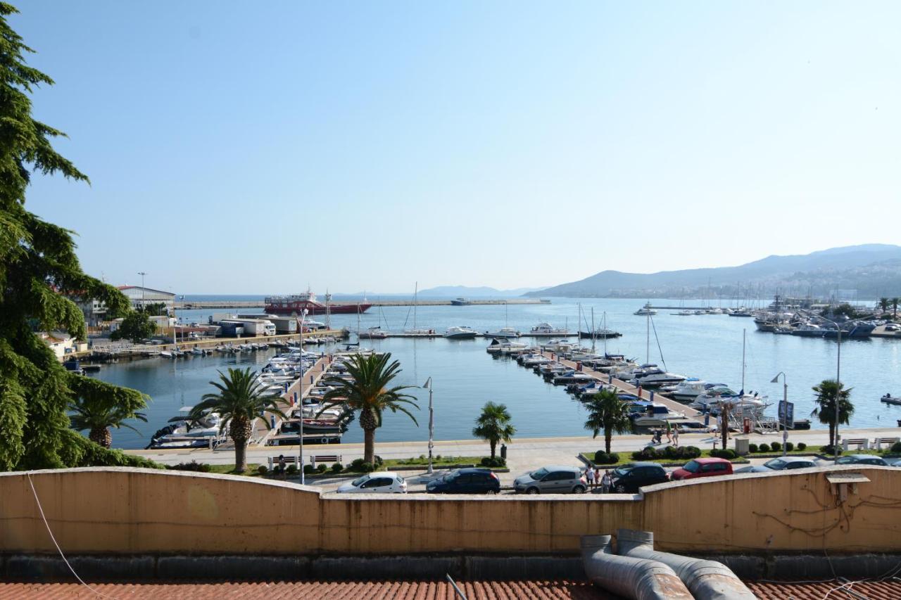 Kavala marina view studio Esterno foto
