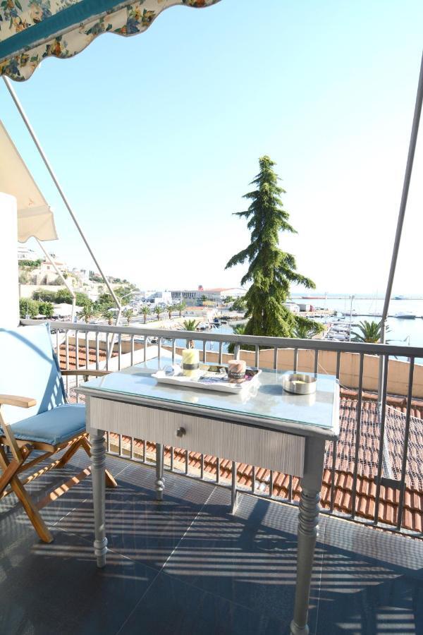 Kavala marina view studio Esterno foto
